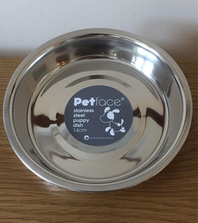 Stainless Steel Puppy Dish 14cm