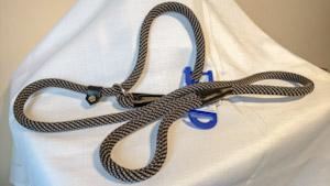 Grey Nylon Slip Gundog Lead