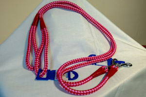 Pink Nylon Clip Lead