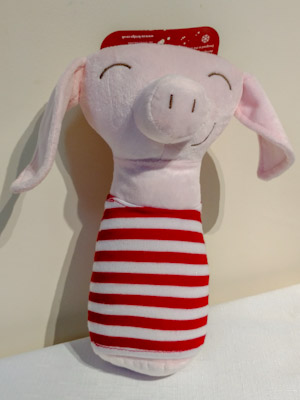 Soft Pig Dog Toy