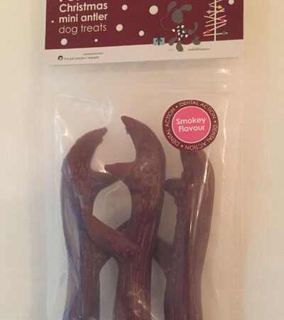 Mini Antler Smokey Flavour Dog Treats