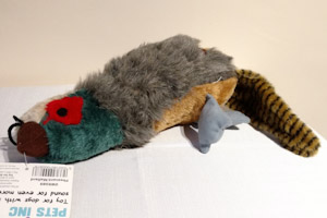 Pheasant soft toy with with squeaker