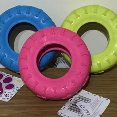 Rubber Wheels Teething Toy