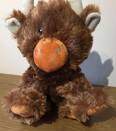 Highland Cow Squeaky Toy